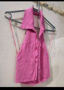 Pink Halter Top