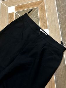 Embroidered Black Trousers