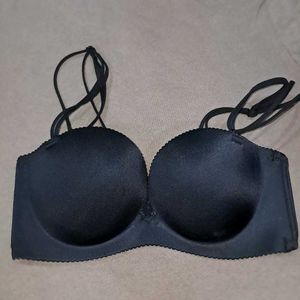 Padded Black Bra