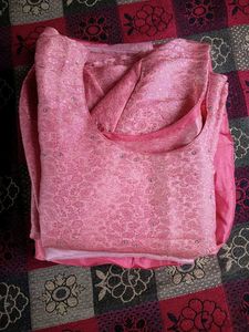 Banarasi Pink Suit