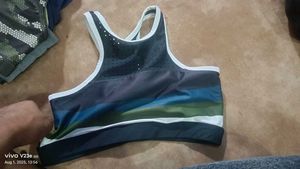Striped Sports Bra