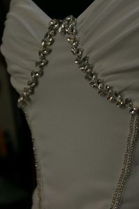 White Embellished Corset Like Top