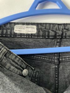 Boyfriend Fit Charcoal Jeans