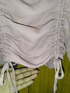 Mauve Draw String Top
