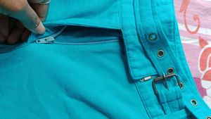 Teal Casual Shorts