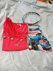 Beautiful Top And Bottom Set 💖
