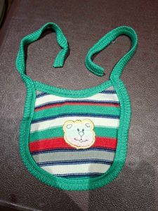 Cute Kids Green Cardigan and pants set with bib