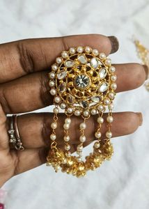 Pearl Jhumka Earrings
