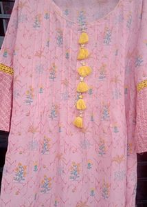 Pink Biba Kurta Pant Set.... 🌹❤