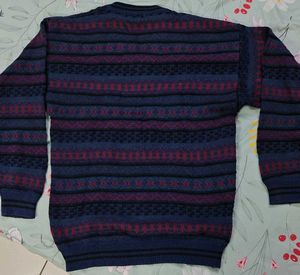 Striped V-Neck Sweater