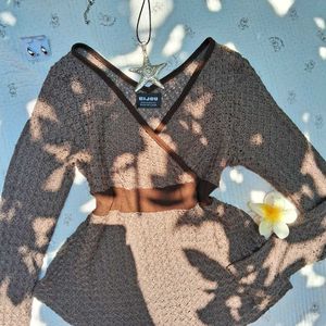 Vinatge Y2k Beach Dress Top