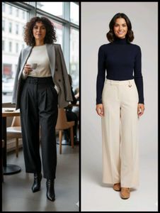 trou$er combo - black & nude