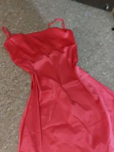 Red Slip Dress