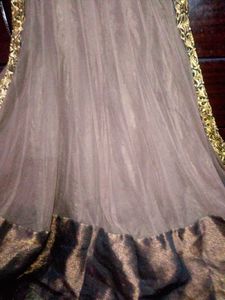 Anaarkali Gown Welwet Top