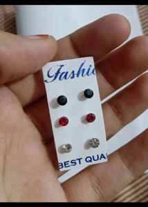 Earrings 6 Pair