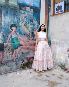Vintage Top and Skirt Set