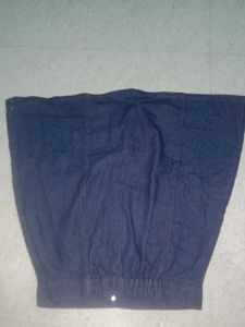 Women Denim Dark Blue Skirts