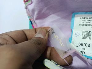 Imported Striped Bikini Top Mint Condition Small