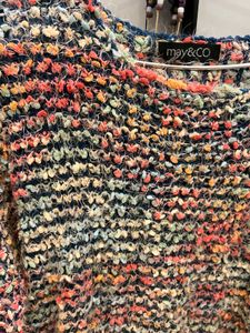 Colorful Knit Sweater