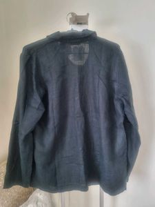 Light Black Linen Shirt