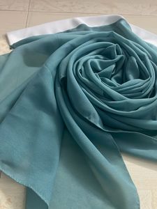 Sea Green Chiffon Stole