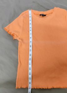Zudio Orange Knit Top🧡