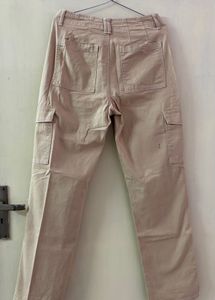 Beige Cargo Pants