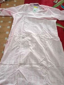 Elegant Pink Embroidered Kurta