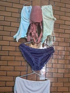 Combo Of Five Imported Fabric Bra