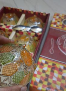 New Golden Jubilee Glass Pattern Bowl