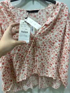 Zara Floral Shirt Size L