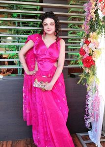 Rani Colour Jamdani Saree