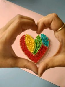 Love Heart String Art