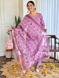 Beautiful Light Purple Suit Set Sale
