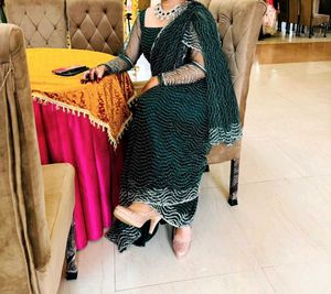 Elegant Green Saree