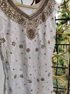 Beaded A-line Kurti.