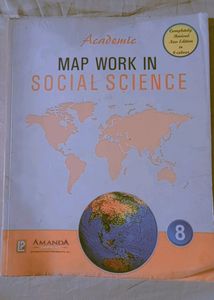 Academic Map work  in Social science for class 8📚