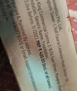 Niacinamide Foundation