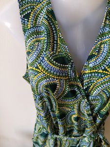 NY Collection Elegant Printed Jumpsuit