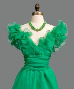 Elegant Green BollGown Aqua Based 💦🧚🏻‍♀️