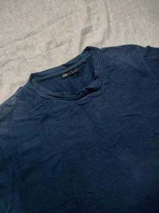 Navy Blue Zara T-Shirt