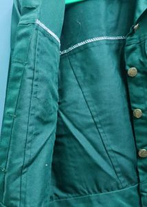 Green Button-Down Jacket