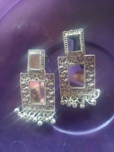 Boho Chic Gold Statement Earrings