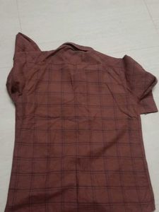 Brown Checked Shirt