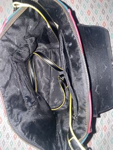 Allen Solly Classic Black Muticolored Handbag