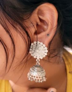 Oxidised Silver Earrings