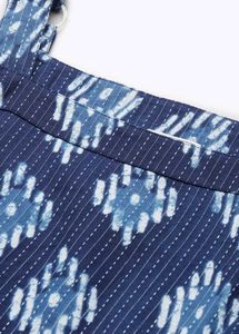 Blue Printed Ethnic Kurta