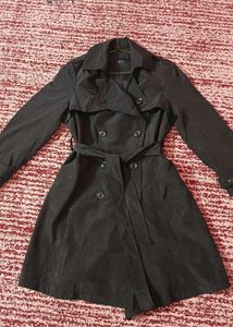 Black trench coat