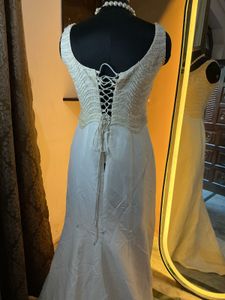 Elegant White Ethnic Gown