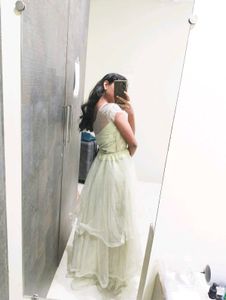 Elegant Green Ethnic lehanga